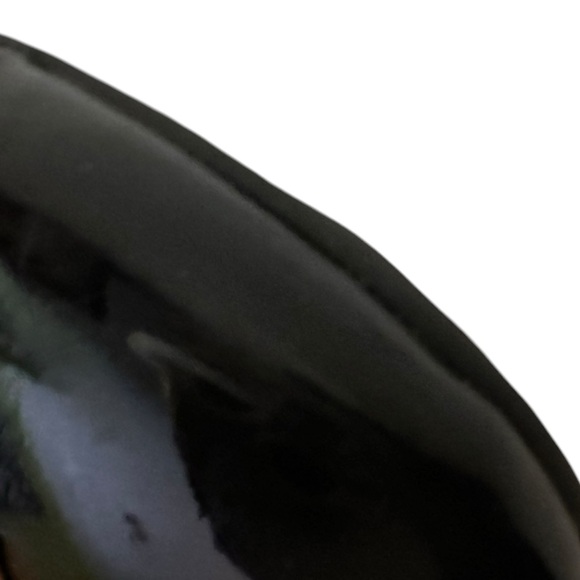 Tory Burch Everly 35mm Cap Toe Wedge
Nappa & Patent Leather Black Gold Size 6.5 - Picture 10 of 12